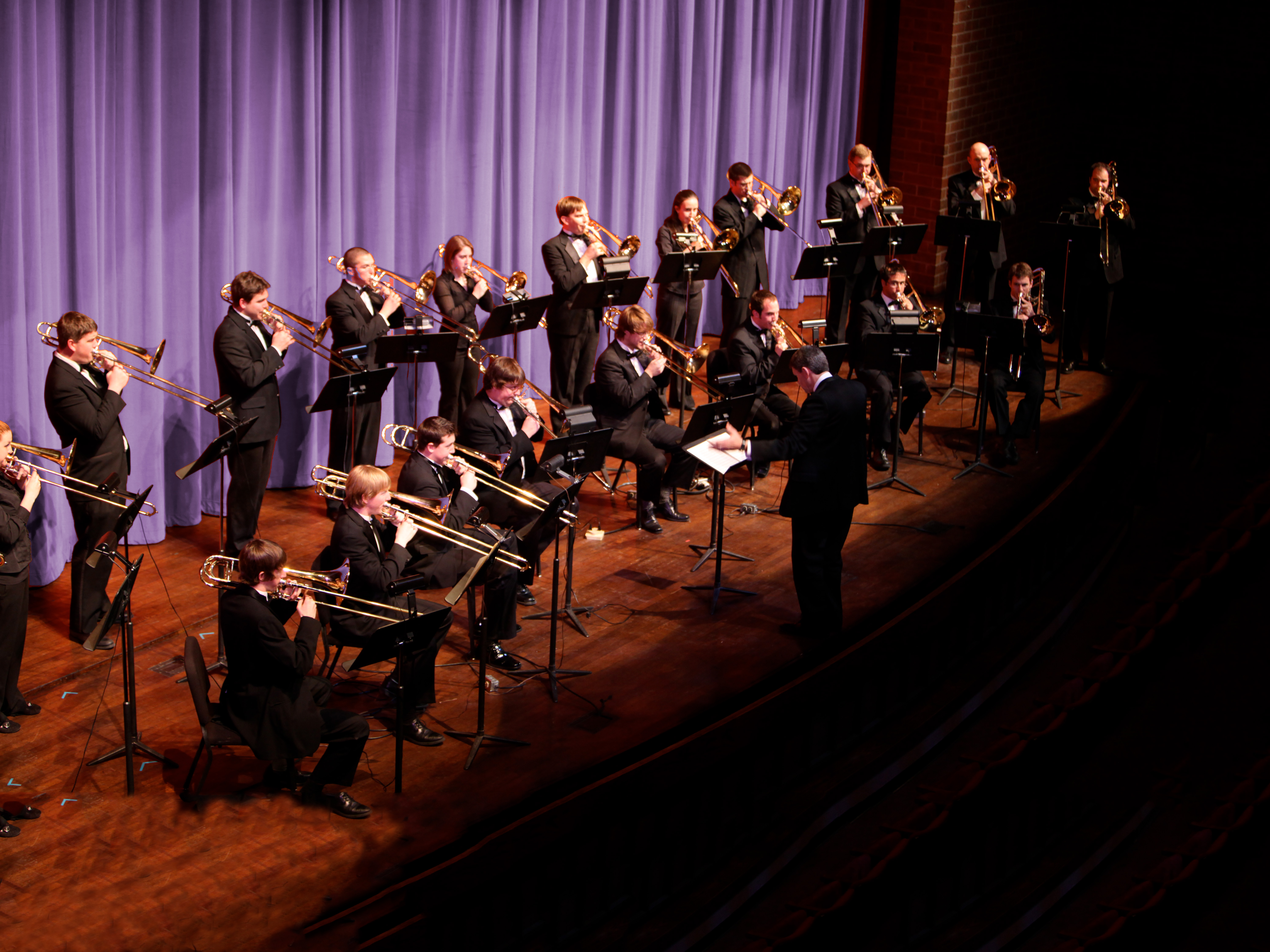University of Northern Colorado Trombone Choir performing